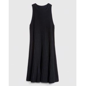 GAP Sleeveless Ribbed Sweater Swing Dress
